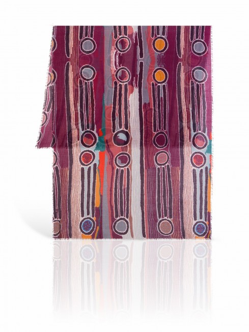 Палантин Унисекс W70.TW4-SK307/PURPLE